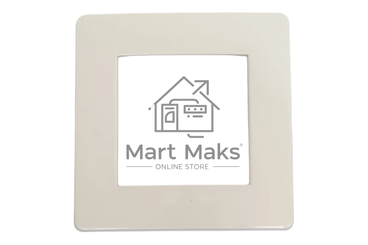 Рамка 1-м 2мод. Brava белый ДКС 75010W