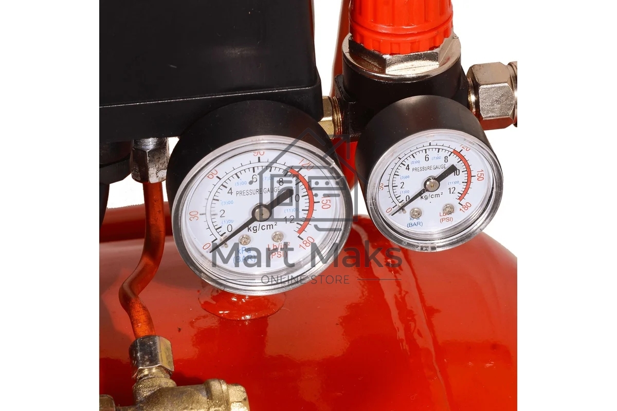 Компрессор поршневой Ресанта КП-50/400М масляный 400л/мин 50л 2500Вт красный/черный