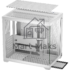 Корпус без блока питания PCCooler C3T700 WH, Midi-Tower, TG, no fans, 1xUSB-A 3.0 + 1xUSB-A 2.0 + 1xUSB-C, ATX, mATX, mITX белый