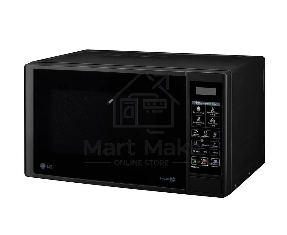 Микроволновая печь LG MS2042DB черный, 20 л, 700 Вт, переключатели - сенсор