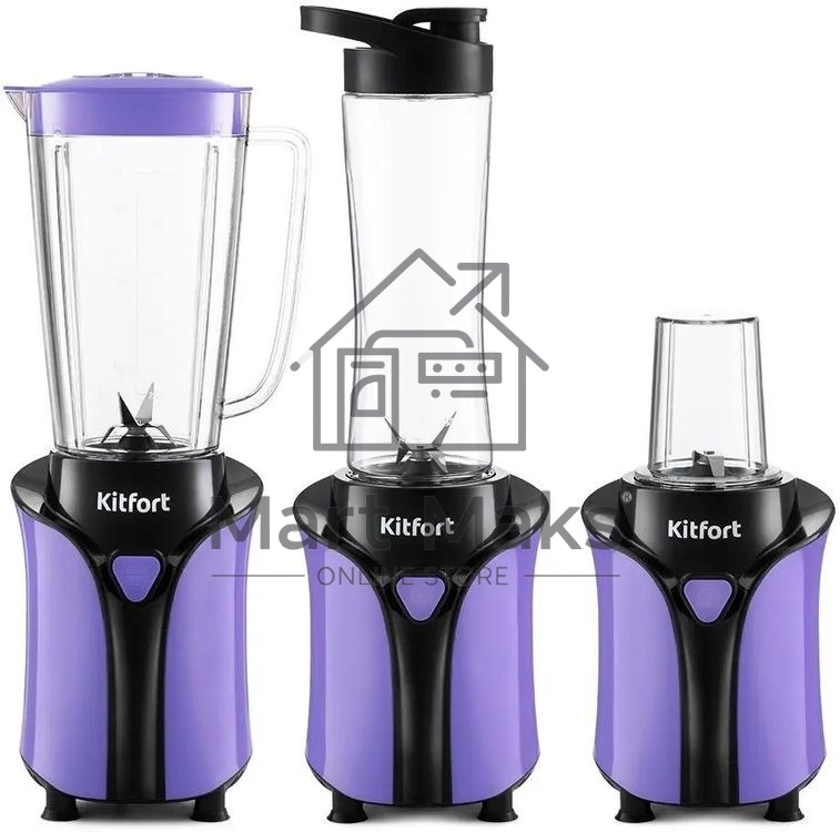 Блендер стационарный Kitfort KT-3034-1 350Вт фиолетовый