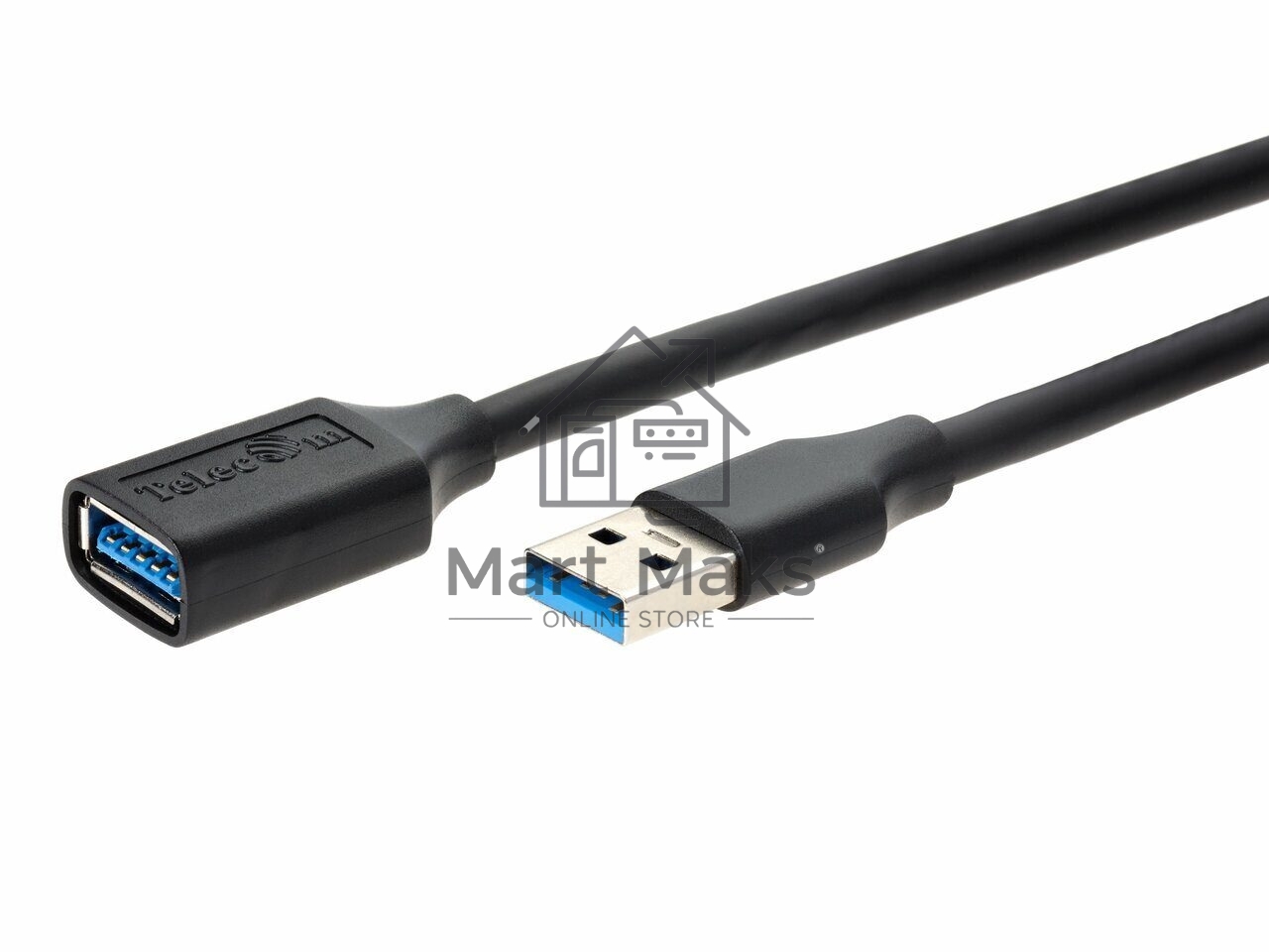 Кабель удлинительный USB3.0 Am-Af 3m Telecom черный (TUS708-3M)
