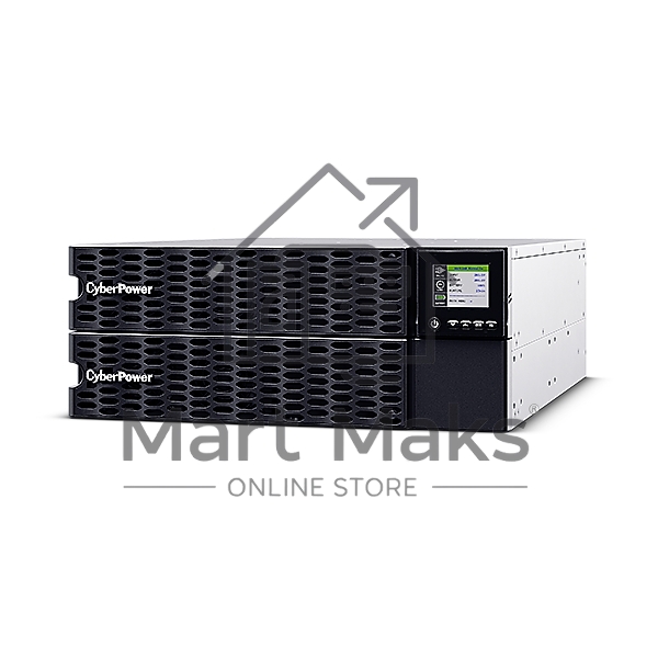 Источник бесперебойного питания CyberPower OL10KERTHD Online 10000VA/10000W USB/RS-232/Dry/EPO/SNMPslot/BM/ENV/RJ11/45/ВБМ (6 IEC С13, 1 IEC C19, terminal)