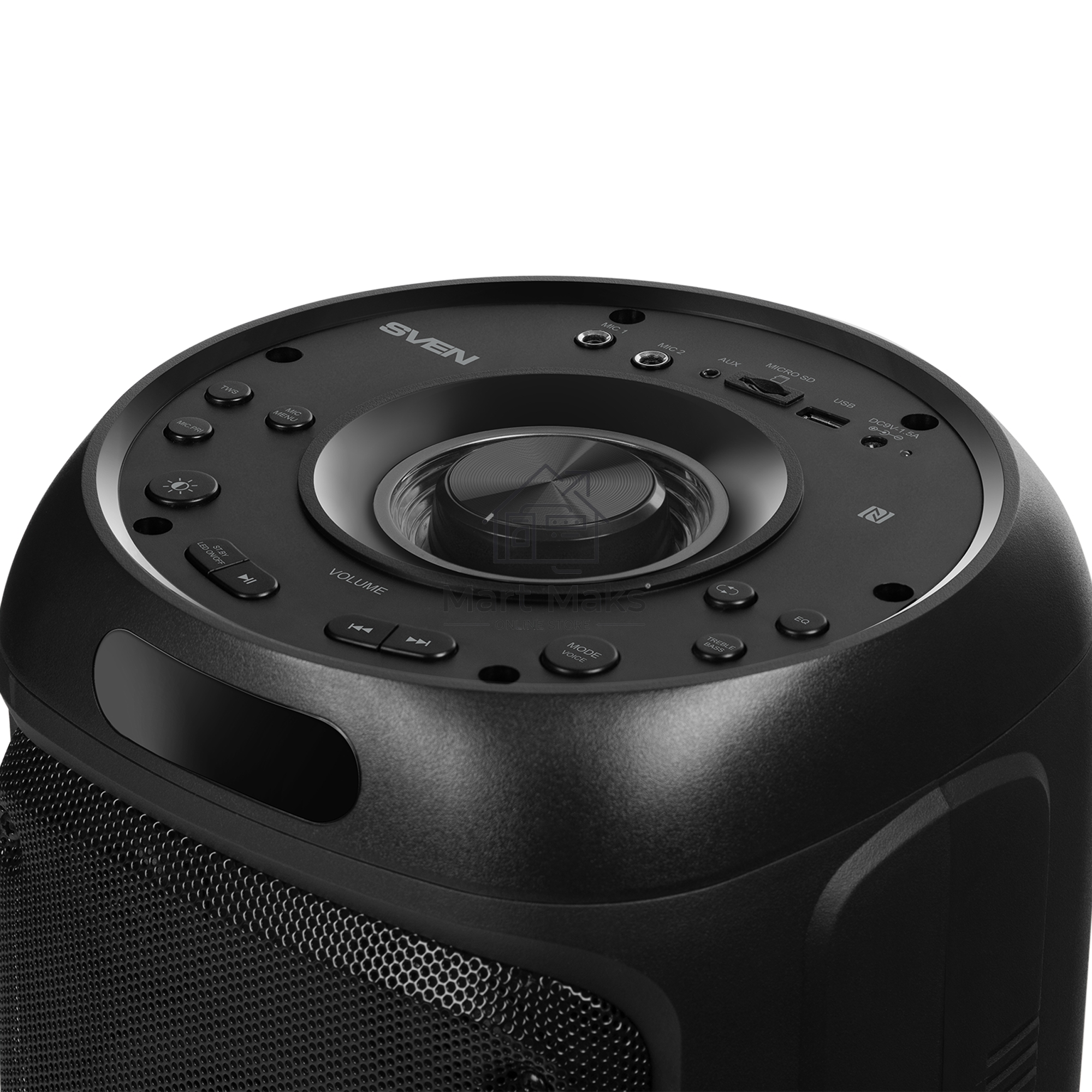 Мобильные колонки Sven PS-770 2.0 черный 2x50W Bluetooth
