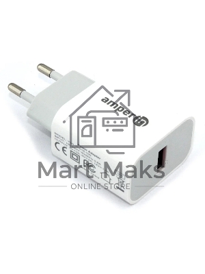 Блок питания (сетевой адаптер) Amperin USB-А, USB-C (YDS-TC045-011) 45W, белый