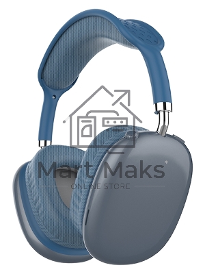 Гарнитура Bluetooth QUMO Emotion (ВТ 0092) MicroSD AUX накладная Bluetooth 5.3 360 мА 10ч cиняя