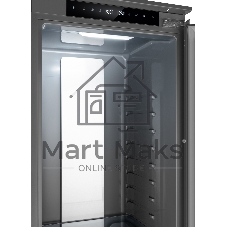 Холодильник Weissgauff WRK 2000 Total NoFrost Inverter нержавеющая сталь двухкамерный 240/95л морозилка снизу