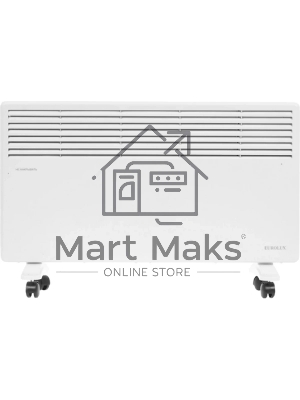 Конвектор Eurolux ОК-EU-2000 белый, 2000 Вт, 25 м2, термостат