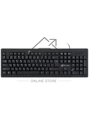 Клавиатура проводная Oklick 95M (1788106), USB, черный