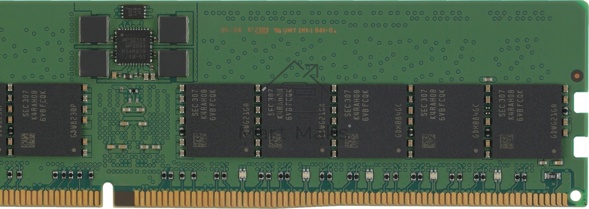 Оперативная память Samsung, DDR5, 32GB (1x32GB), 4800MHz, CL40, ECC, RDIMM, OEM