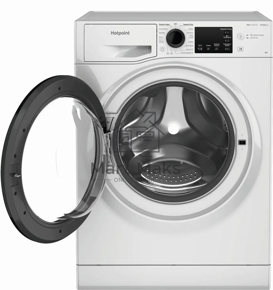 Стиральная машина Hotpoint NSB 6039 K VE RU белый, загр. фронтальная макс.: 6 кг 1000 об/мин класс: А