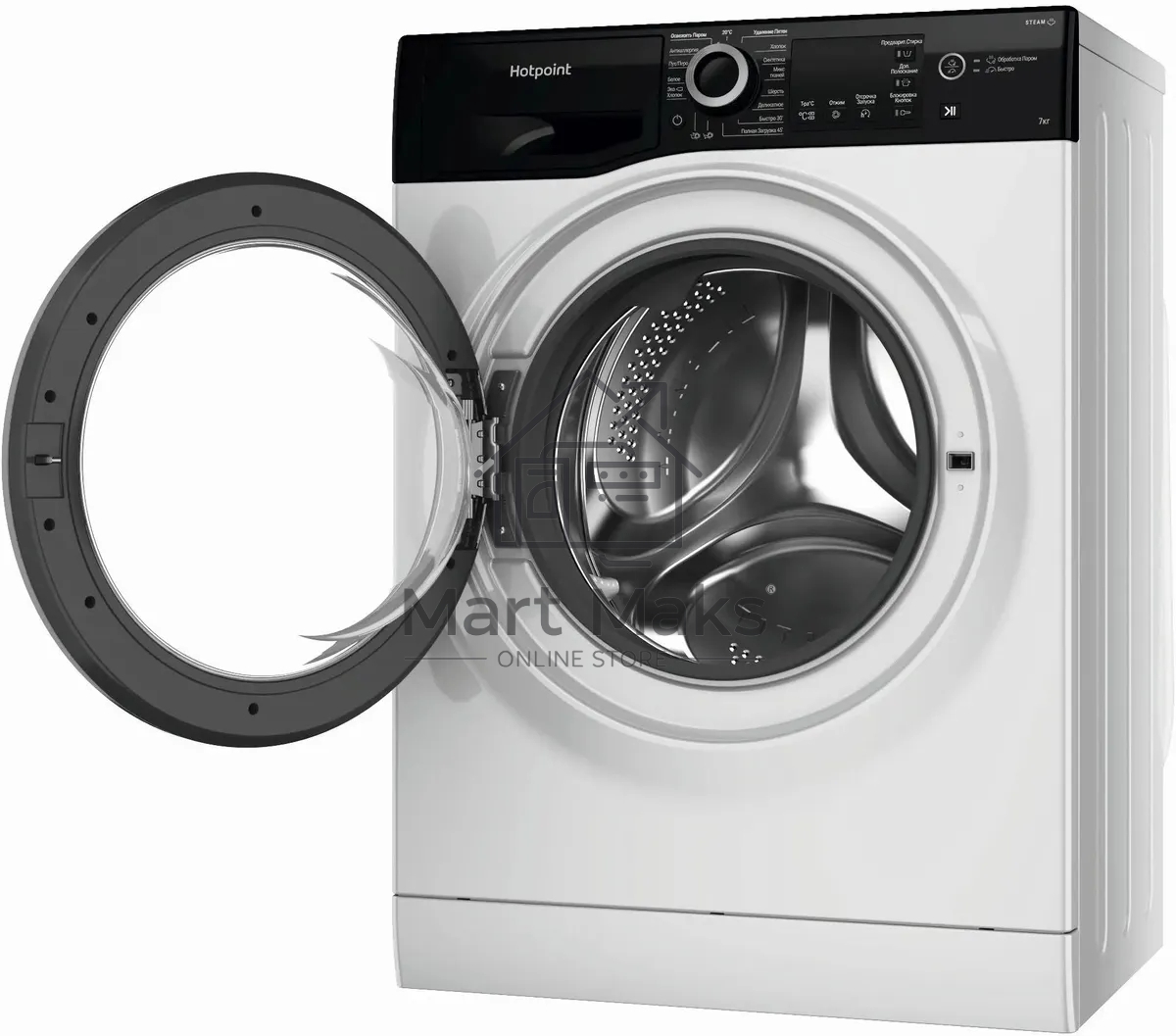 Стиральная машина Hotpoint NSB 7225 ZSVRU белый, загр. фронтальная макс.: 7 кг 1200 об/мин класс: А
