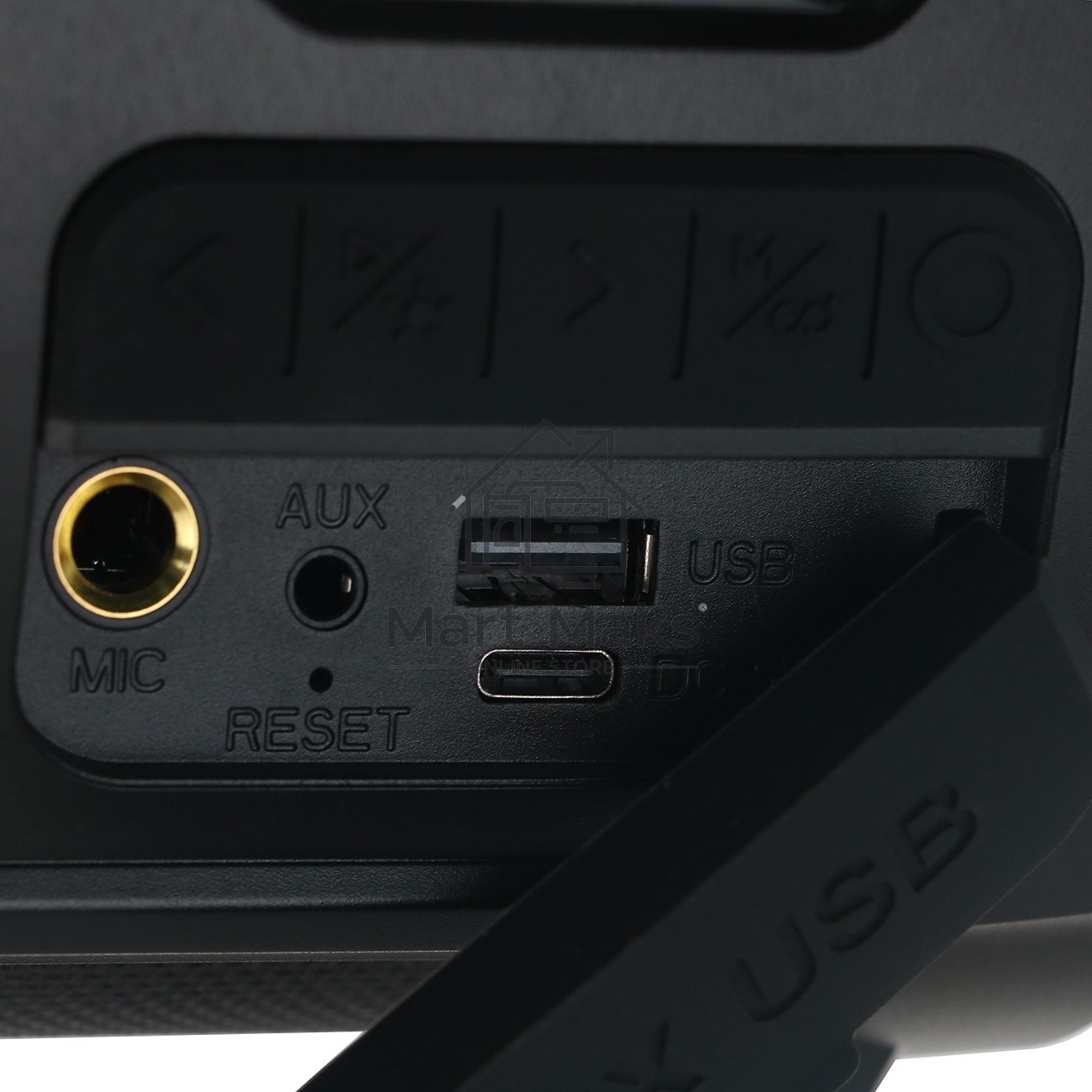 Портативная колонка Hyundai H-PS1025 черный 40W 2.0 BT 10м 3000mAh