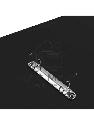 Папка на 2-х кольцах Silwerhof Eco A4, пластик, 0.5мм, черный