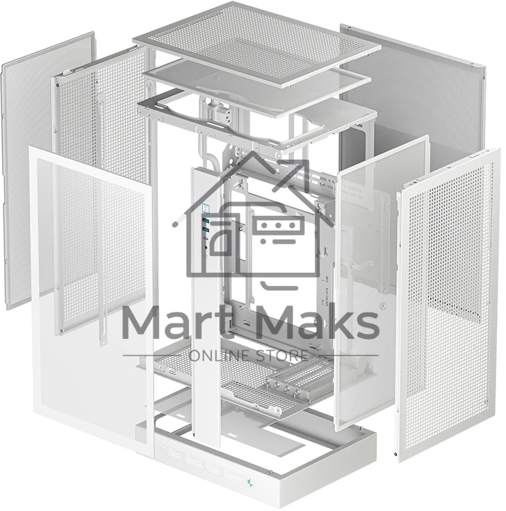 Компьютерный корпус Deepcool CH270 DIGITAL WH