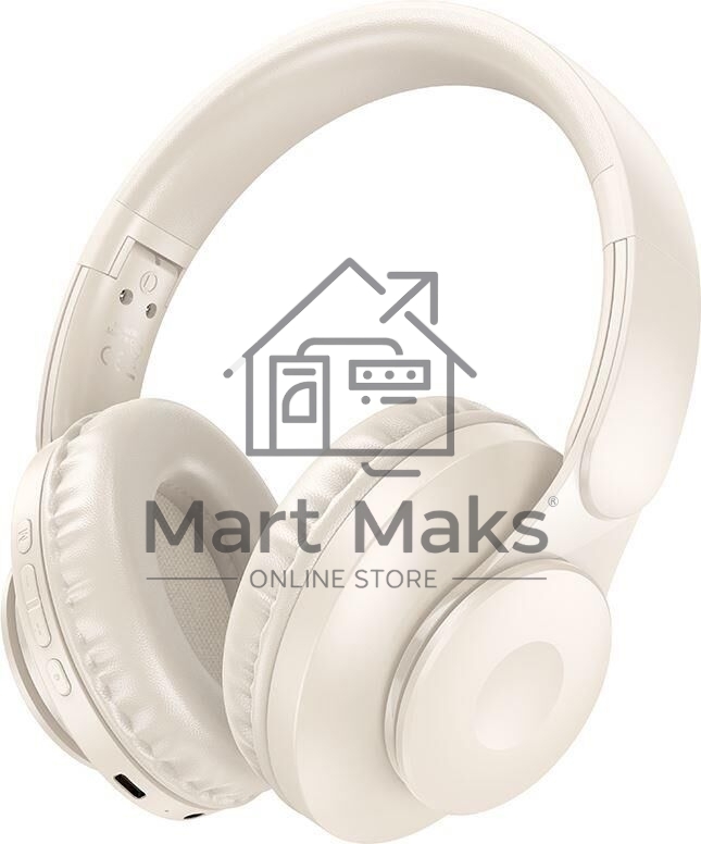 Наушники HOCO (6942007601214) W45 Bluetooth 5.3 Milky белый