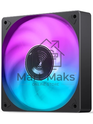 Вентилятор для корпуса JONSBO SL-120C (120x120x25мм, 4-pin PWM, FRGb, 59.48CFM, 32.0dBA, 1500RPM, черный)