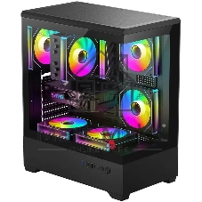 Корпус Bloody CC-127-BK, Midi-Tower, чёрный