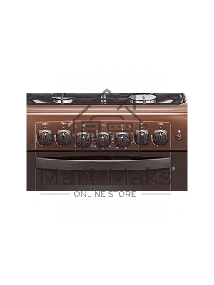 Плита комбинированная Gefest ПГЭ 6102-02 0301 коричневый, конфорок 4 шт, духовка 55 л, 60 см x 85 см x 60 см