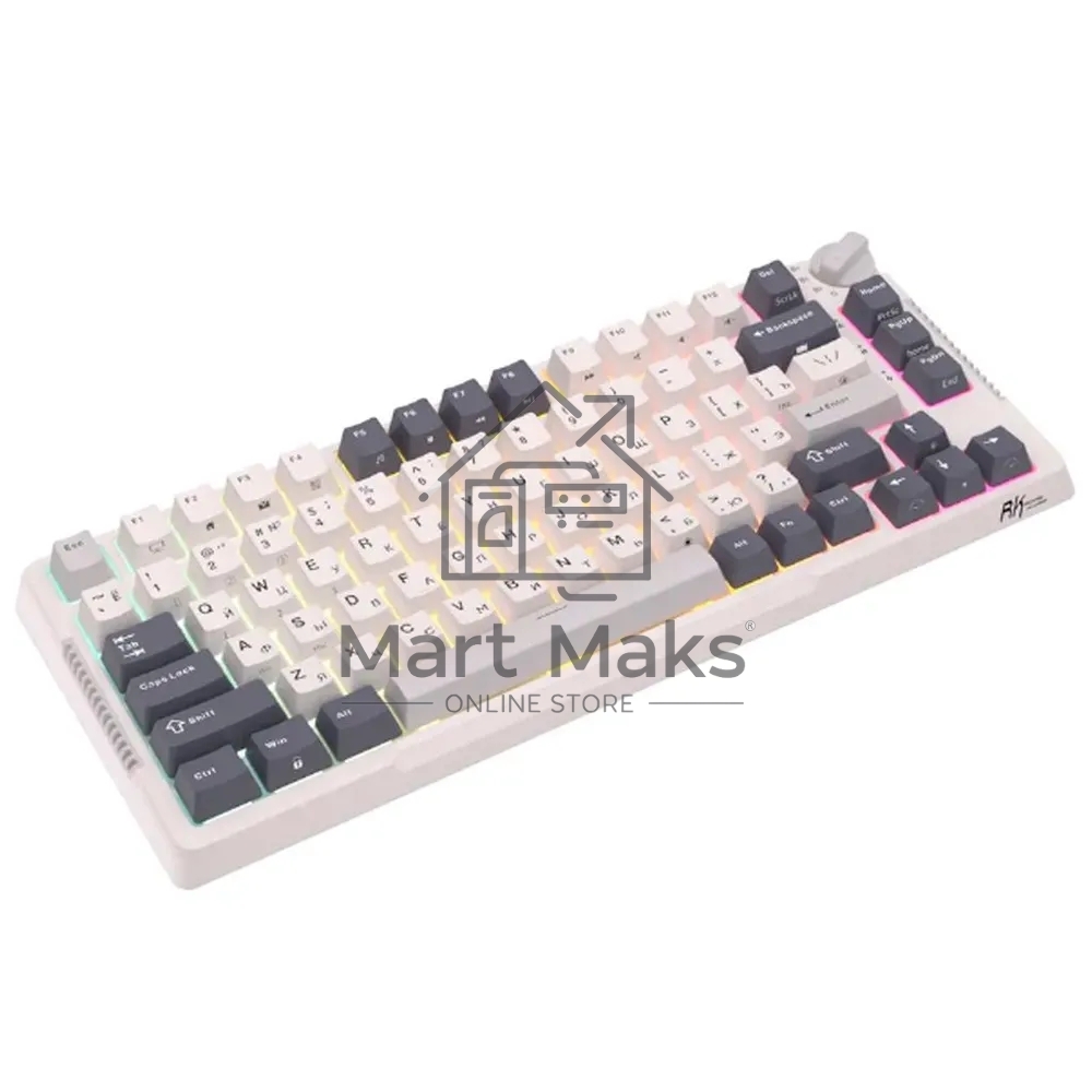 Клавиатура Royal Kludge RK-H81 Brown switch/White Night
