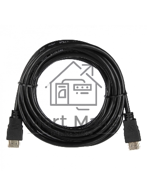 Кабель ACD-DHHM2-50B ACD-DHHM2-50B HDMI 2.0, Golden Plated,19m/19m, черный, 5м (742262)