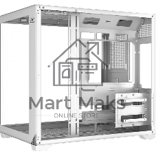 Корпус без блока питания PCCooler C3T700 WH, Midi-Tower, TG, no fans, 1xUSB-A 3.0 + 1xUSB-A 2.0 + 1xUSB-C, ATX, mATX, mITX белый