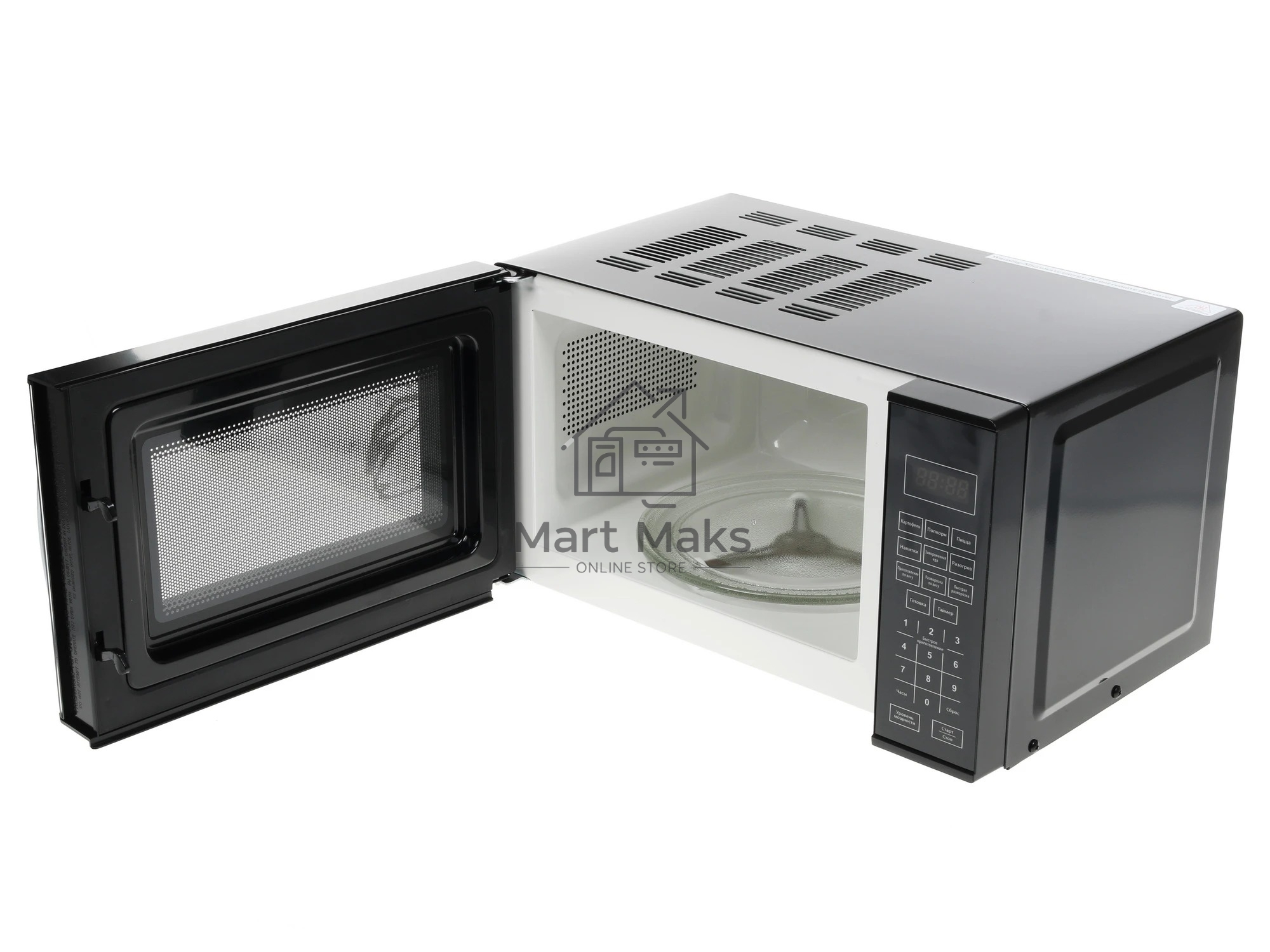 Микроволновая печь Centek CT-1579 черный, 20 л, 700 Вт, переключатели - сенсор