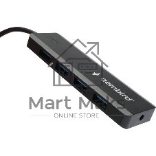USB-концентратор Gembird UHB-C354, USB 3.0, USB 4 порта, USB с доп питанием