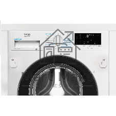 Стиральная машина встраиваемая Beko BI3DBT8841W белый, загрузка фронтальная 8 кг, 1400 об/мин, класс A
