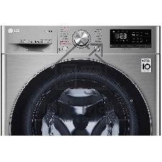Стиральная машина LG F4V5VYP2T серебристый, загрузка фронтальная 9 кг, 1400 об/мин, класс A