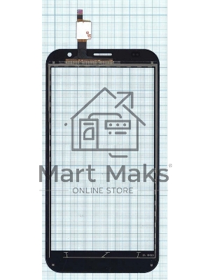 Сенсорное стекло (тачскрин) для Fly FS551 Nimbus 4, черное