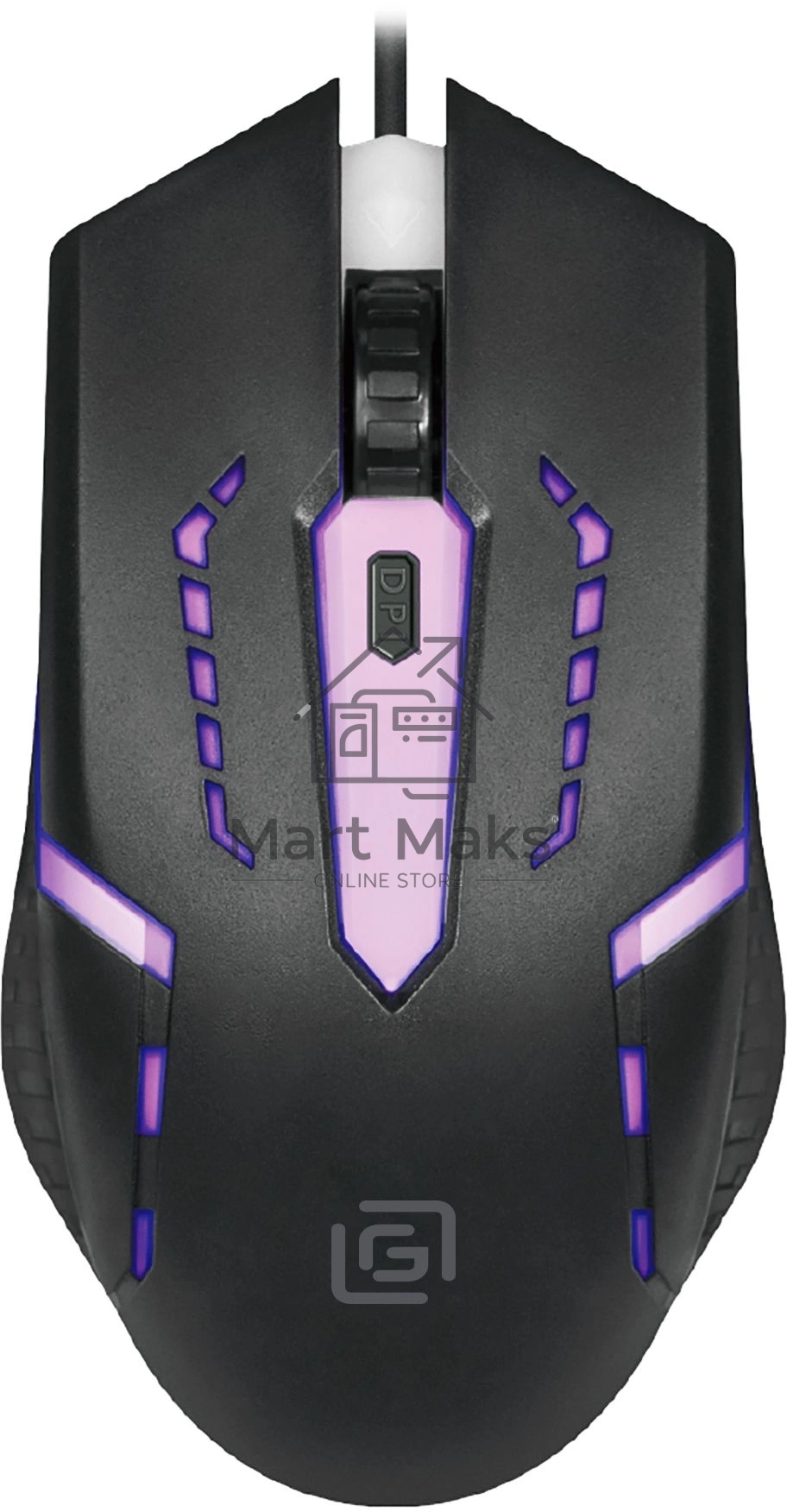 Мышь проводная Oklick 398G черный, 2400 dpi, USB, кнопки - 4