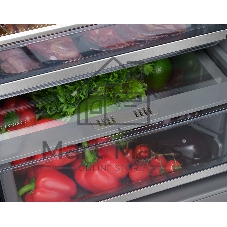 Холодильник Weissgauff WRK 2000 Total NoFrost Inverter нержавеющая сталь двухкамерный 240/95л морозилка снизу