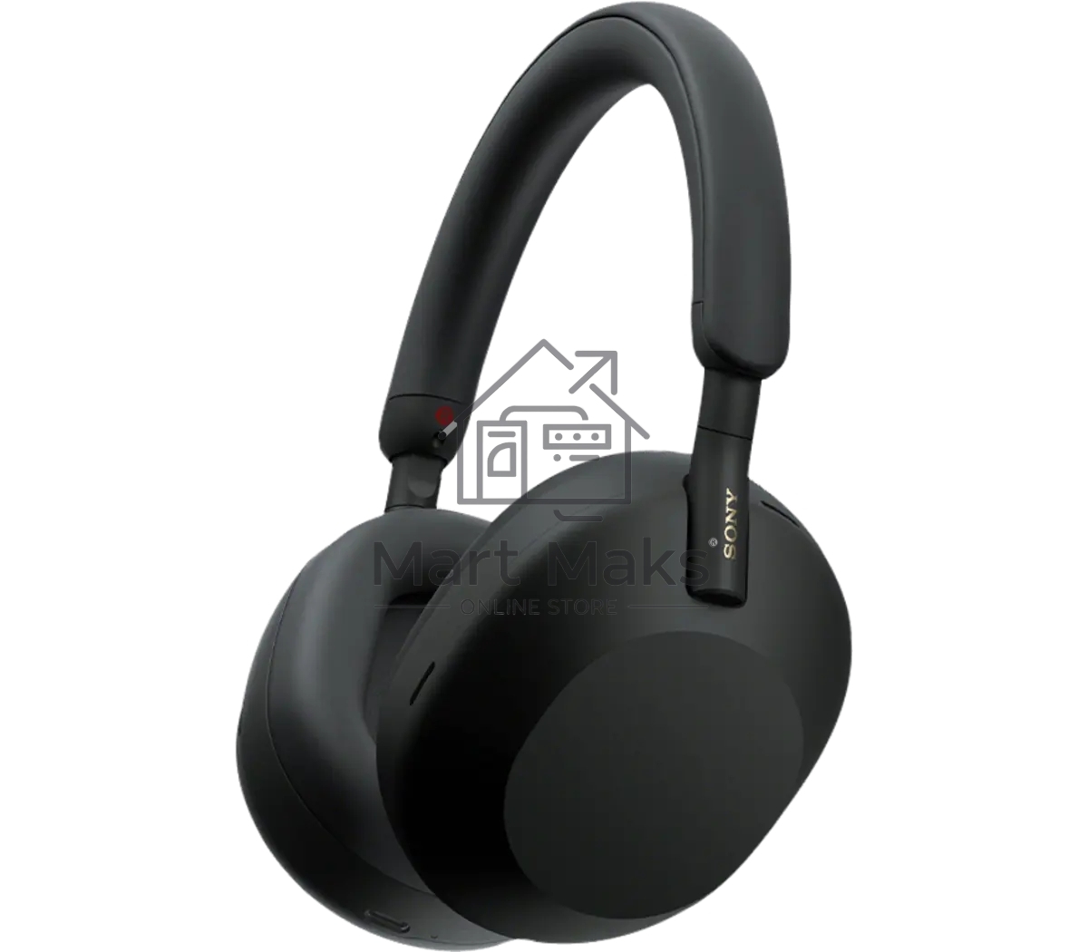 Гарнитура мониторные Sony WH-1000XM5 1.2м черный беспроводные bluetooth оголовье (WH1000XM5/B)