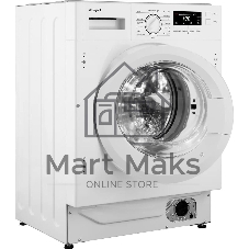 Стиральная машина встраиваемая Weissgauff WMI 6147 Inverter Steam белый, загрузка фронтальная 7 кг, 1400 об/мин, класс A+++