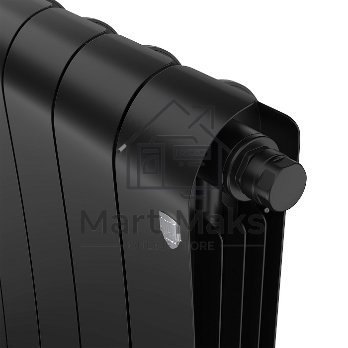 Радиатор биметаллический Royal Thermo Infinity 500 Noir Sable VR80 - 12 секц.