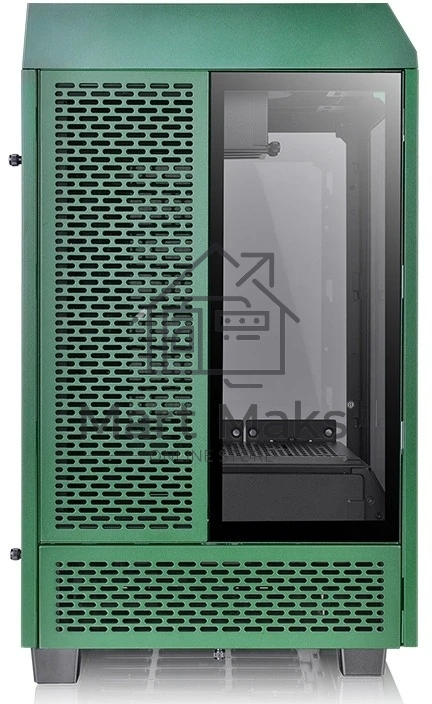 Компьютерный корпус Thermaltake The Tower 100 Racing Green без БП miniITX 1x120мм 3x140мм 2xUSB 3.0 audio bott PSU