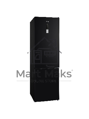 Холодильник Korting KNFC 62370 N черный двухкамерный 257/94л морозилка снизу, No Frost