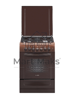 Плита комбинированная Gefest ПГЭ 6102-02 0301 коричневый, конфорок 4 шт, духовка 55 л, 60 см x 85 см x 60 см