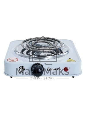 Плита настольная электрическая ВАСИЛИСА ВА-901 спираль одноконфорочная белая 1000 Вт (РОССИЯ)