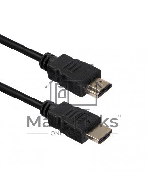 Кабель ACD-DHHM2-50B ACD-DHHM2-50B HDMI 2.0, Golden Plated,19m/19m, черный, 5м (742262)