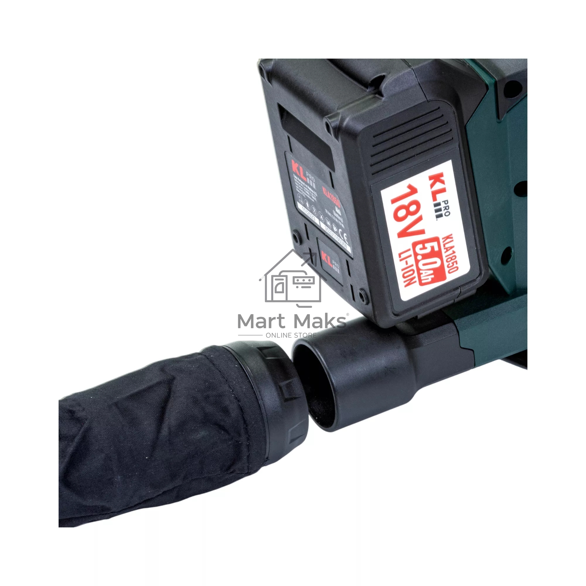 Профессиональная аккумуляторная эксцентриковая шлифмашина KLPRO KLEZ18-50 (18В, Li-ion-2шт, 5.0А·ч, ЗУ 4,5А)