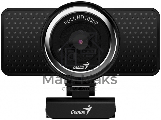 Веб-камера Genius ECam 8000 черная черный new package, 1080p Full HD, Mic, 360°, универсальное мониторное крепление, гнездо для штатива