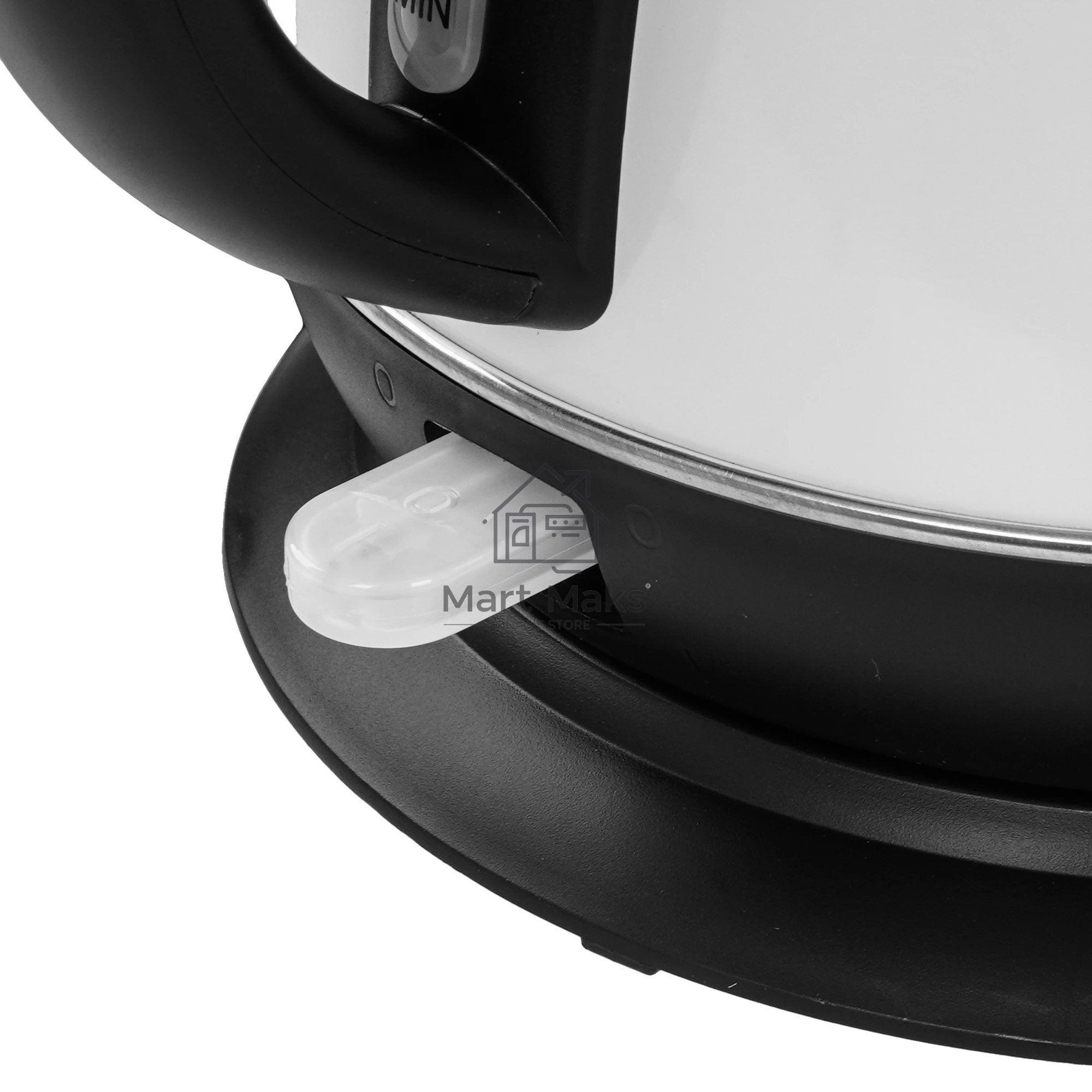 Чайник электрический Hyundai HYK-S4502 1.7 л, 2200 Вт, жемчужный/черный (корпус: нержавеющая сталь/пластик)