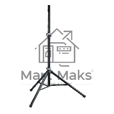 Стойка для акустической системы K&M 21450-000-55 высота от 1270 до 1930 мм, диаметр трубы 35 мм, специальный штифт для дополнительной фиксации, материал - алюминий, цвет черный