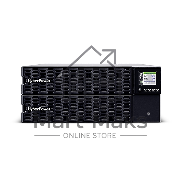 Источник бесперебойного питания CyberPower OL10KERTHD Online 10000VA/10000W USB/RS-232/Dry/EPO/SNMPslot/BM/ENV/RJ11/45/ВБМ (6 IEC С13, 1 IEC C19, terminal)
