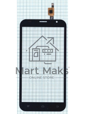 Сенсорное стекло (тачскрин) для Fly FS551 Nimbus 4, черное