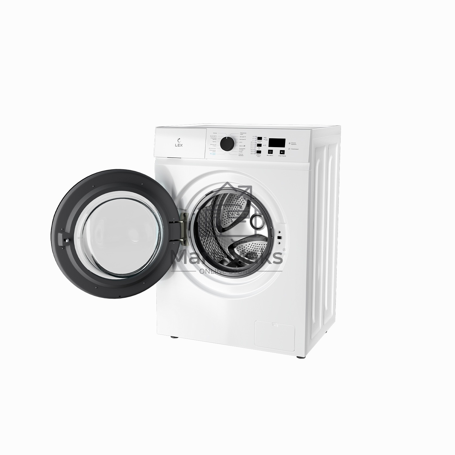 Стиральная машина LEX LWM06010BLIDsmall черно-белый, фронтальная загрузка, 6кг, 1000 об/мин, класс: А+++