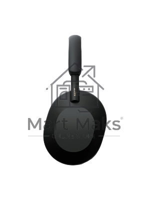 Беспроводные/проводные наушники Sony WH-1000XM5 черный, полноразмерные, Bluetooth + проводной, активное шумоподавление, до 30 ч