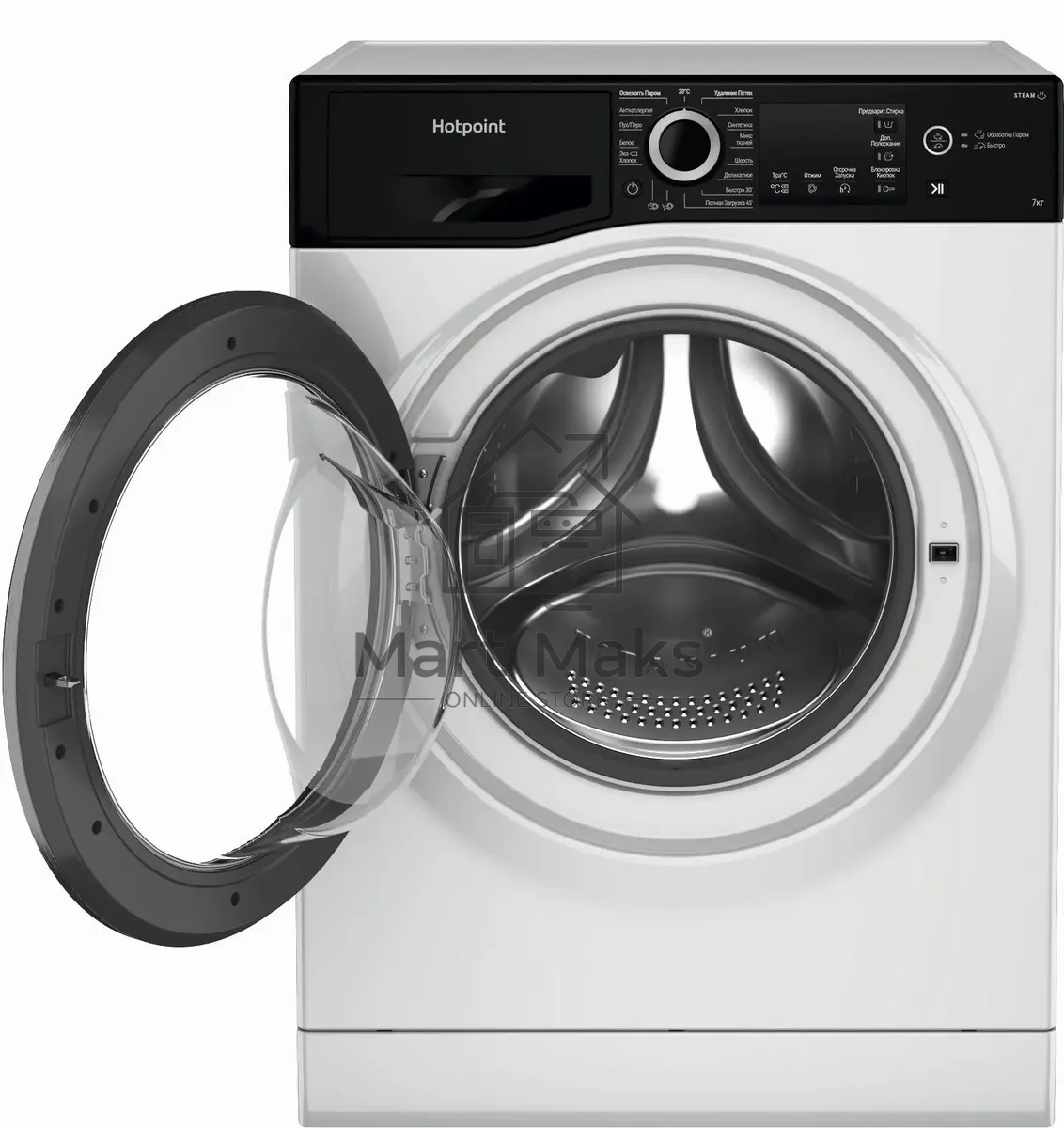 Стиральная машина Hotpoint NSB 7225 ZSVRU белый, загр. фронтальная макс.: 7 кг 1200 об/мин класс: А